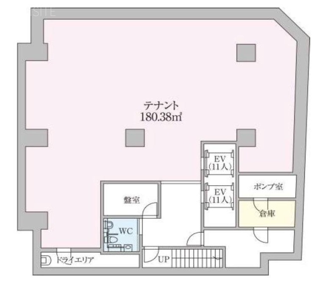 S-cube(south)B1F 間取り図