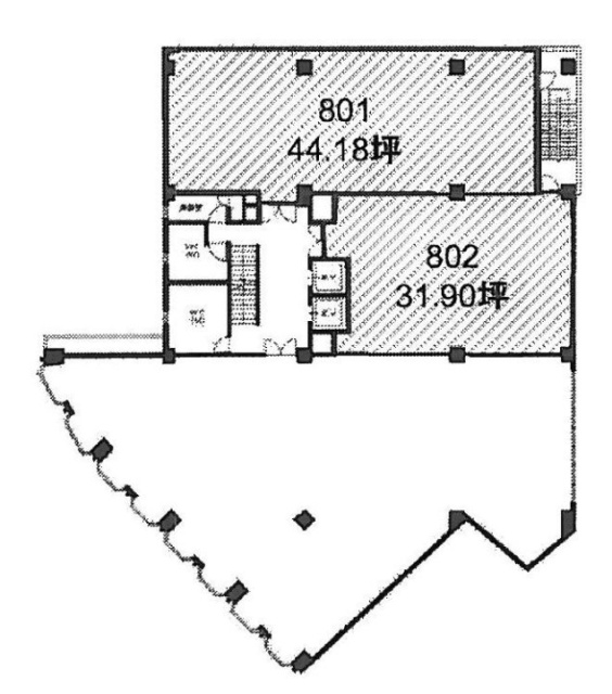 いちご五反田ビル8F 間取り図