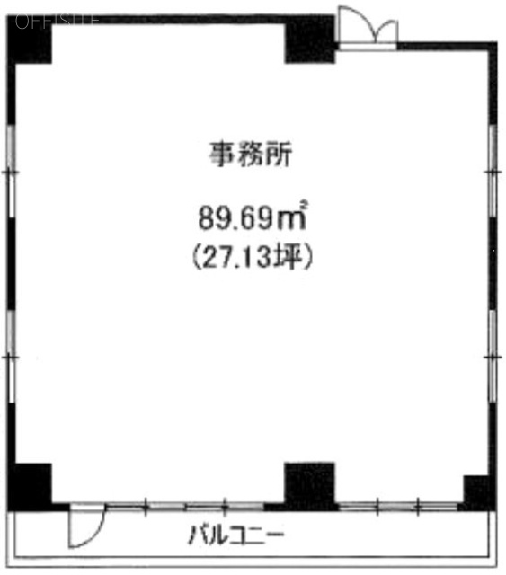 九段ロイヤルビル5F 間取り図