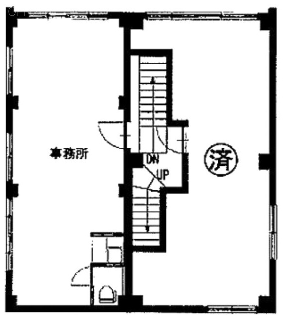 タケノビル2F 間取り図