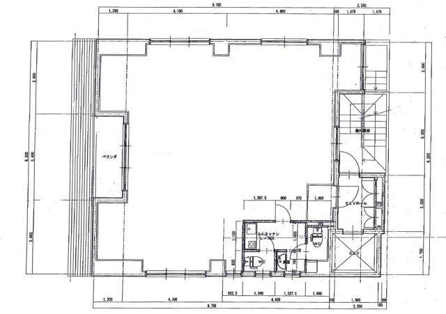 白善ビル5F 間取り図