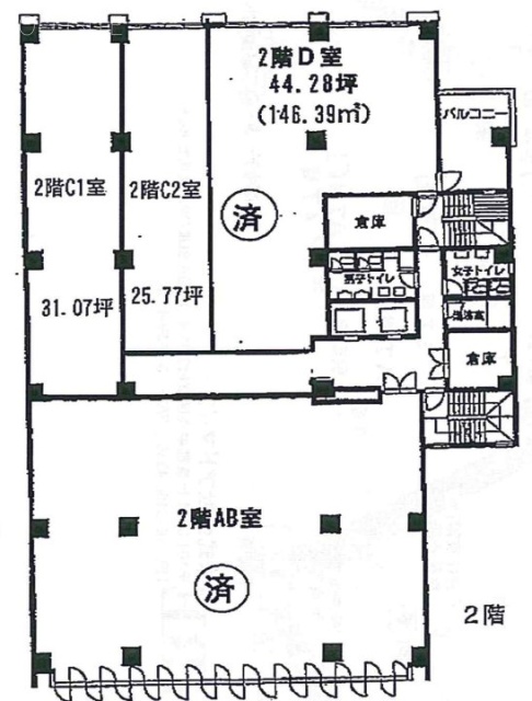 ナガオカビルC1 間取り図