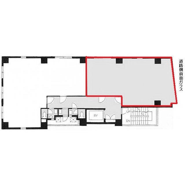 新宿カメヤビル201 間取り図