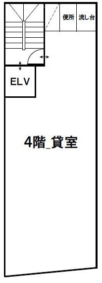 イーストンビル4F 間取り図