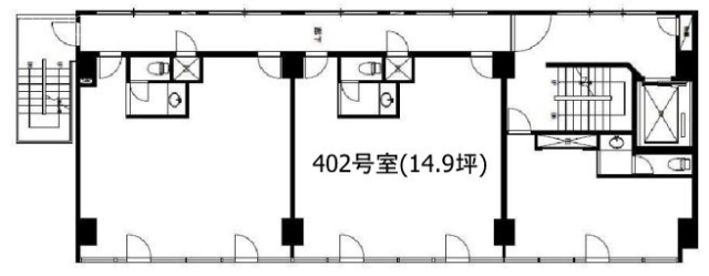 第三梅村ビル402 間取り図