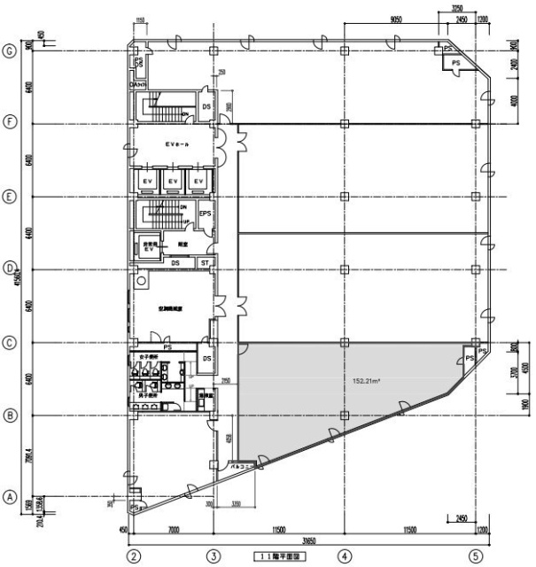 日本生命新宿西口ビル11F 間取り図