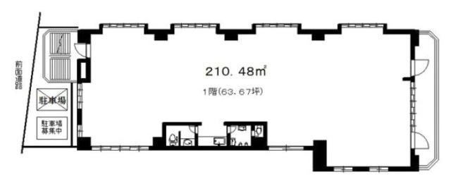 ヒルズ向山1F 間取り図