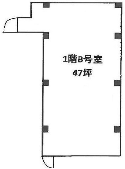 飯田橋スクエアビルB 間取り図