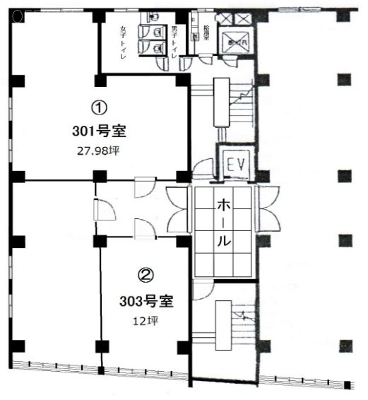 岩本町ビル303 間取り図