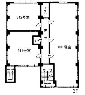 日産ビル301 間取り図