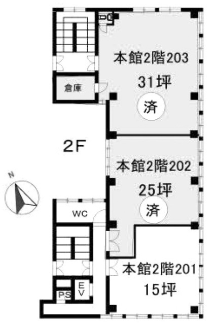 芝浦日新ビル本館201 間取り図