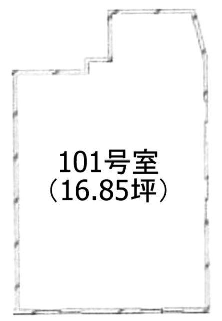 コーポローヤル101 間取り図