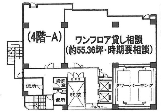 ワコーレ三軒茶屋64ビル4F 間取り図