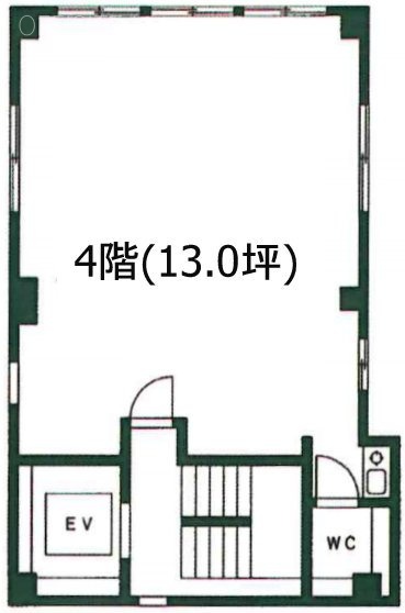 丸宗ビル4F 間取り図
