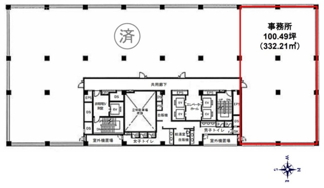 東陽MKビル4F 間取り図