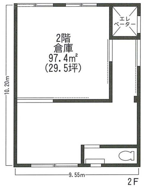 久保ビル2F 間取り図