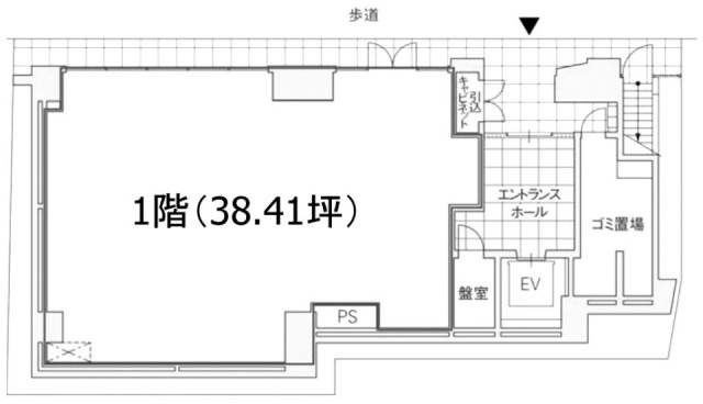 赤坂二丁目ビル1F 間取り図