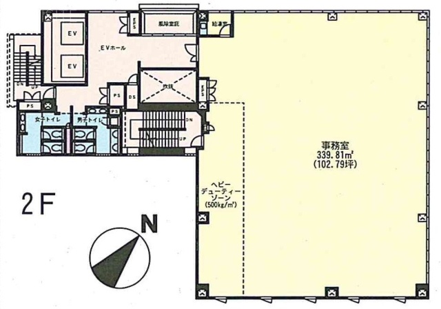 RASA日本橋ビル2F 間取り図