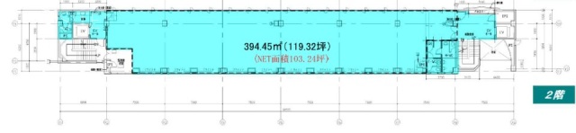 新川中埜THビル2F 間取り図