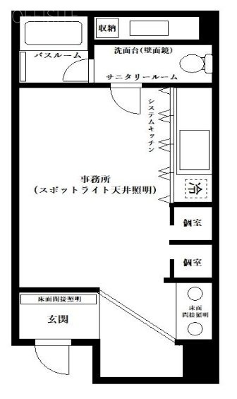 レグノフィーゴ駒場東大前1F 間取り図