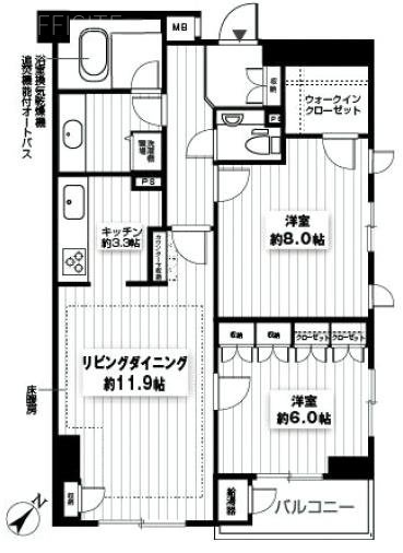 ジェイパーク渋谷東ビル4F 間取り図