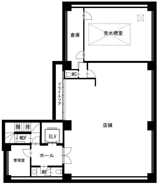 翔和秋葉原ビルB1F 間取り図