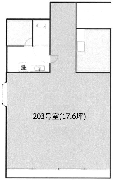 吉田ビル203 間取り図