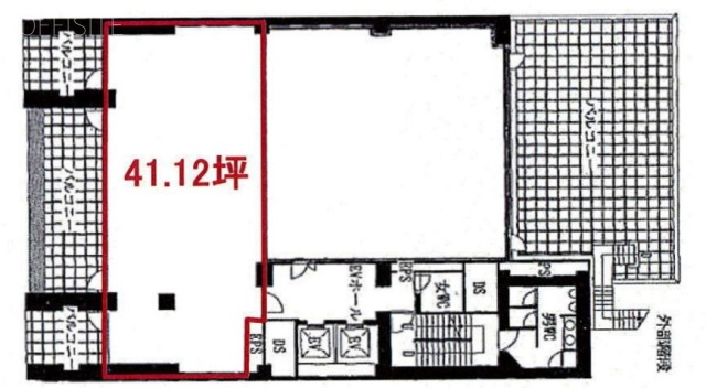 新倉ビル8F 間取り図