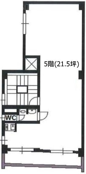 コスギビル5F 間取り図