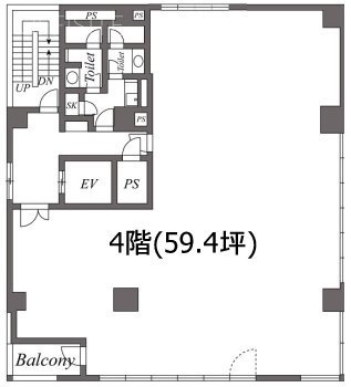 新横浜千歳観光第2ビル4F 間取り図