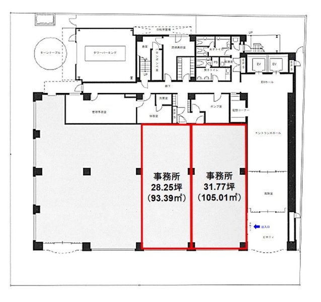 TPR厚木ビル1F 間取り図