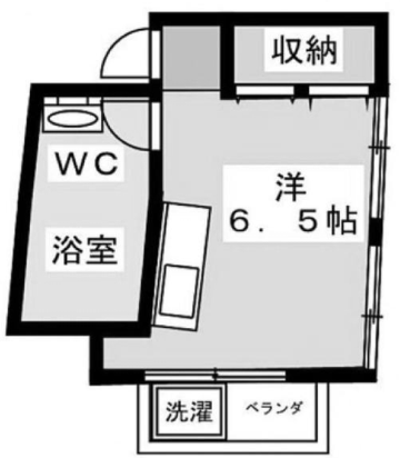 ハプニングタワー曙橋501 間取り図