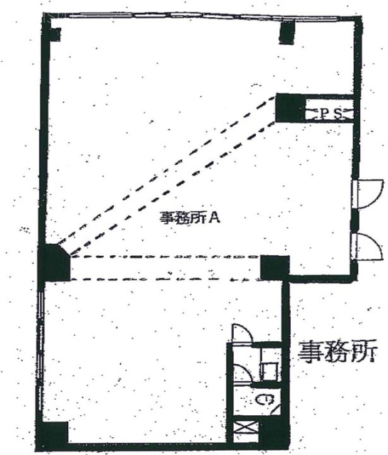 青葉台Aハウスビル201 間取り図