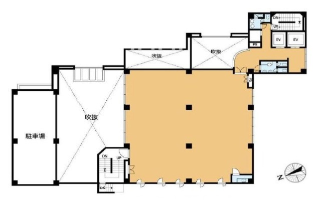 YKBエンサインビル2F 間取り図