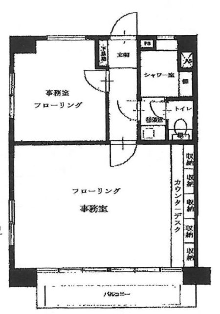 カーサ四谷501 間取り図