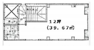 藤野ビル2F 間取り図