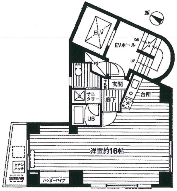 三晃ビル201 間取り図
