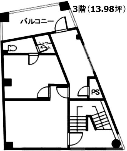 阿佐ヶ谷北6丁目ビル3F 間取り図