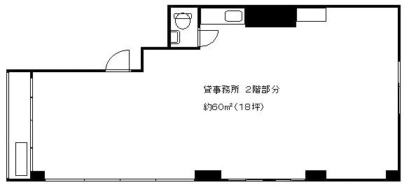 三和ビル2F 間取り図