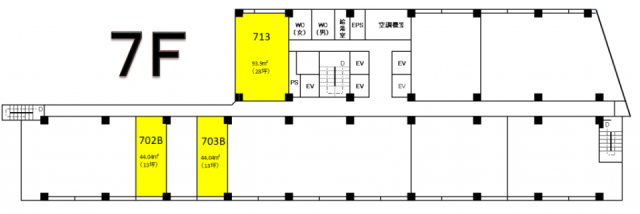 琉球リース総合ビル702B 間取り図