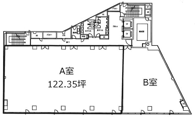 ONEST西五反田スクエア2F 間取り図