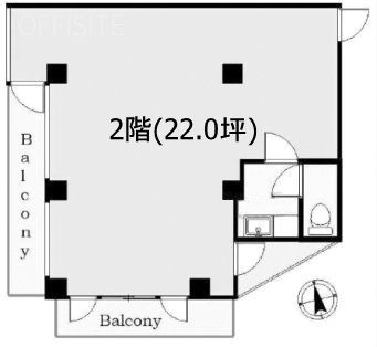 アゼリアビル202 間取り図