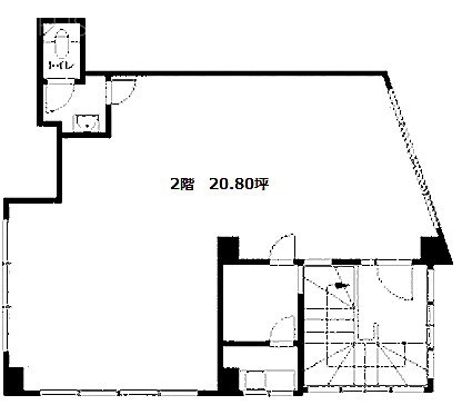 早稲田ハイム2F 間取り図