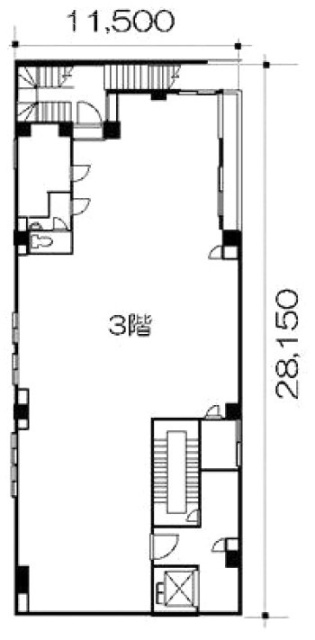 立川錦町ビル3F 間取り図