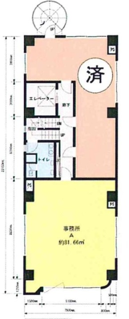 福屋(FUKUYA)ビルA 間取り図