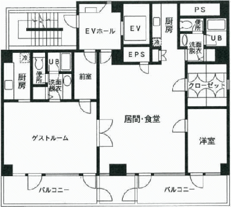 アドミラル紀尾井町ビル7F 間取り図