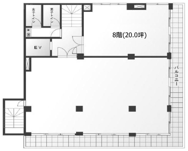 青ビル西 間取り図