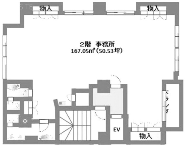 東日本硝子会館2F 間取り図