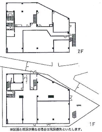 鳳ビル1-2F 間取り図