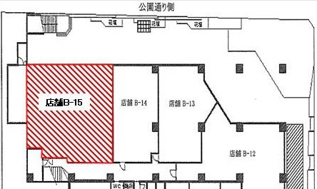 渋谷ホームズB1F 間取り図